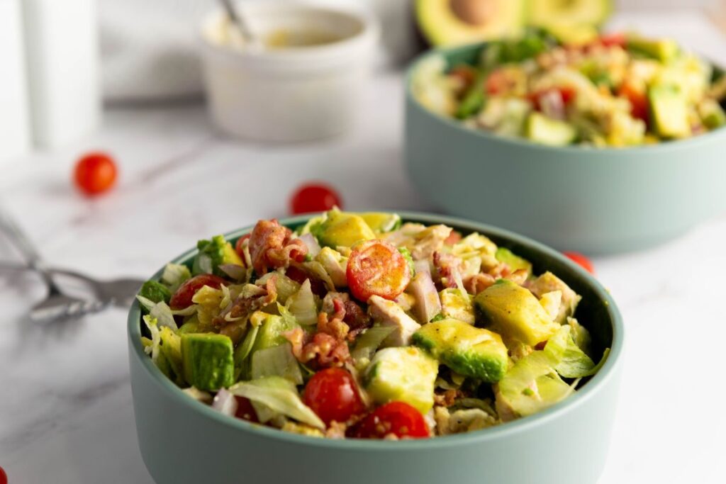 Chopped Chicken Salad in a bowl.