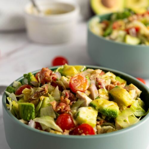 Chopped Chicken Salad in a bowl.