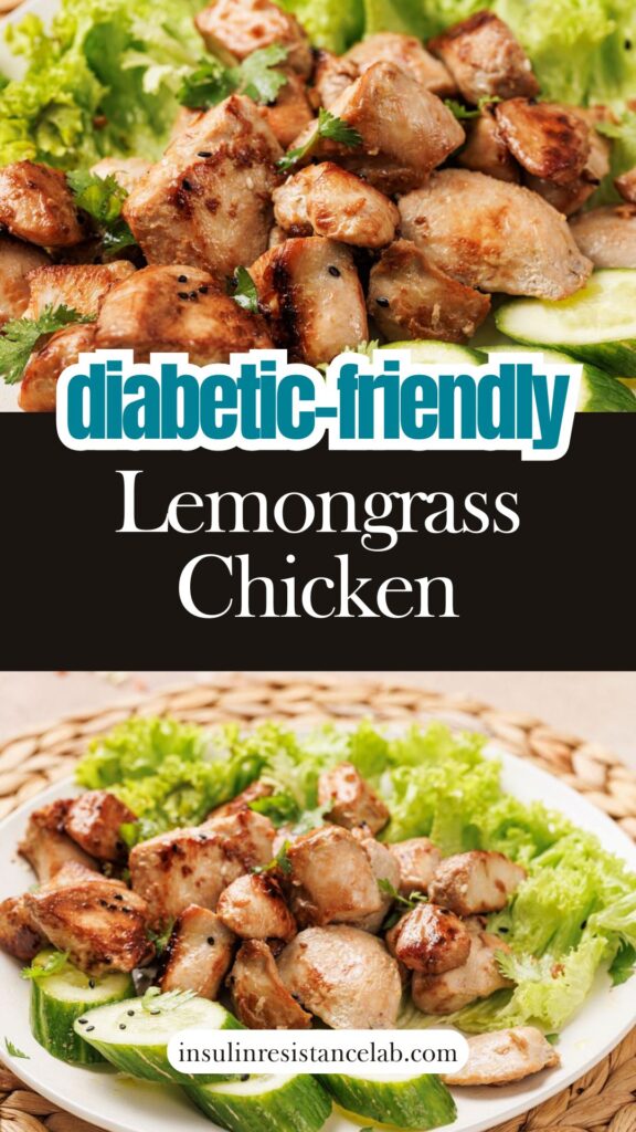 Lemongrass Chicken Pinterest Pin.