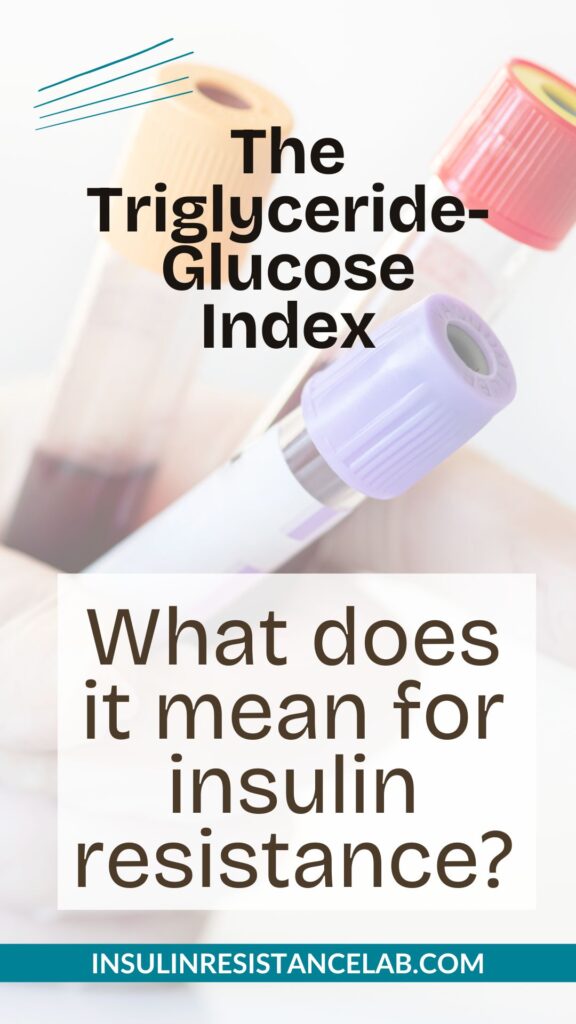 TyG Index Pinterest Pin.