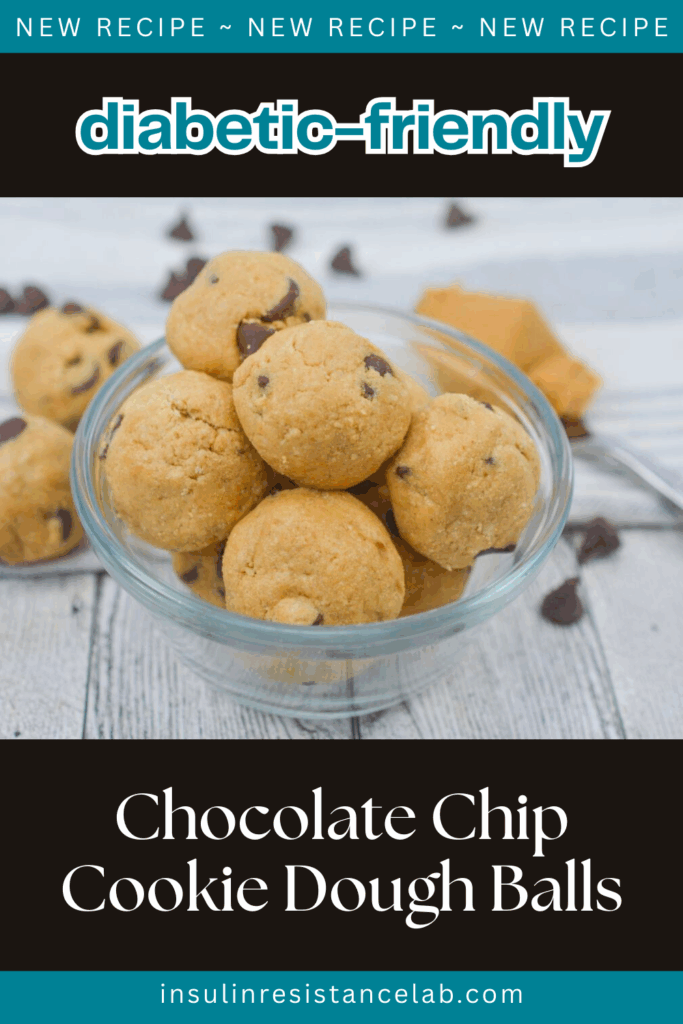 Cookie Dough Energy Balls Pinterest pin.
